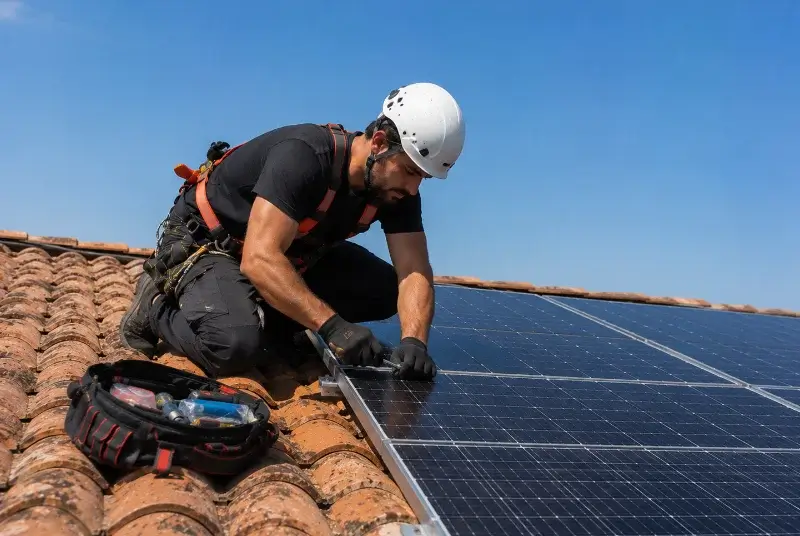 Maintenance et monitoring de panneaux solaires à Moiré