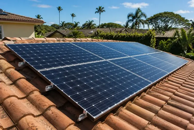 Installation de panneaux solaires à Moiré